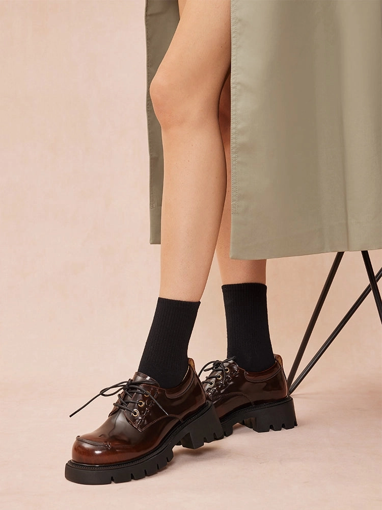 Edythe Chunky Lace-Up Loafers Loafers That Feel Like Sneakers