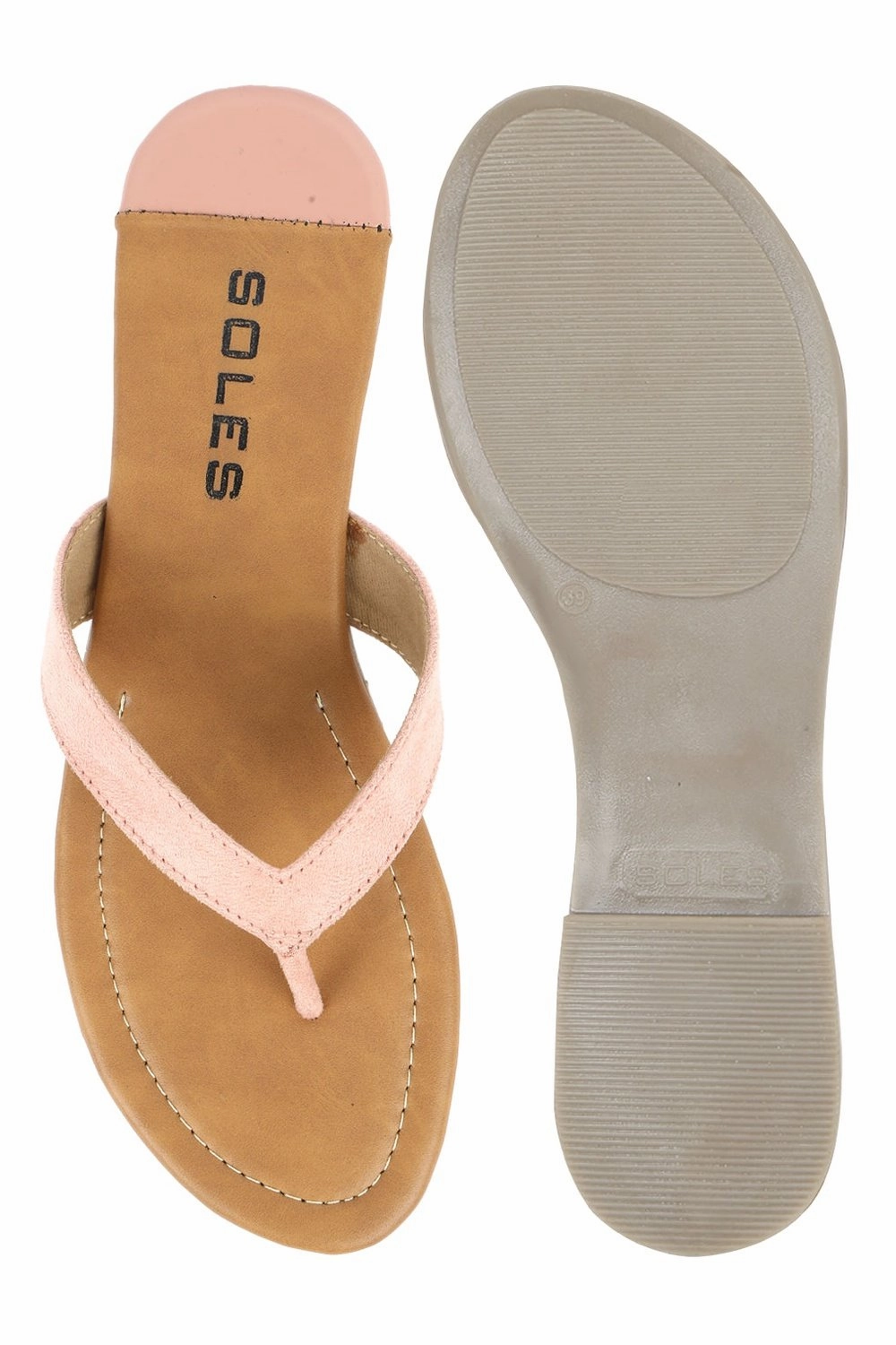 SOLES Pretty Pink Flat Sandals - Luxurious Elegance Sofft Sandals Sale