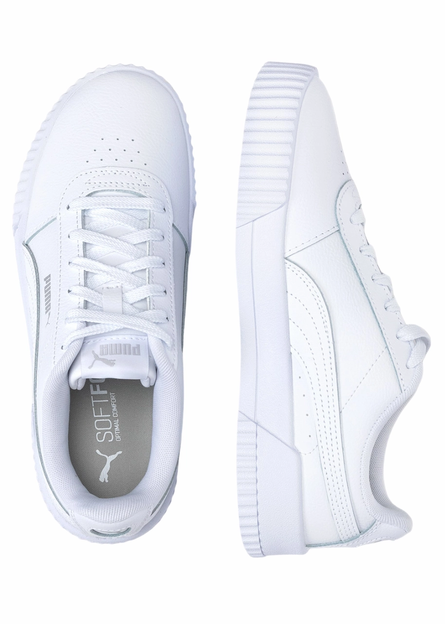 Bull Sneakers Puma scarpa sneakers da donna Carina L 370325 02 bianco-argento