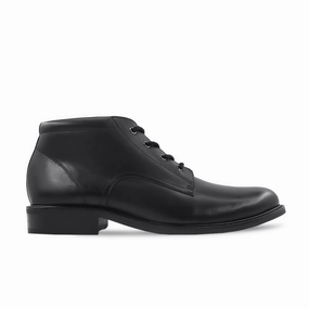 Italian Boots Leather Rupert - Men's Black Calf Leather Boot