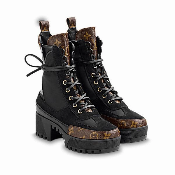 Cute Outfits With Combat Boots And Leggings LOUIS VUITTON MONOGRAM SUEDE CALFSKIN LAUREATE DESERT BOOTS
