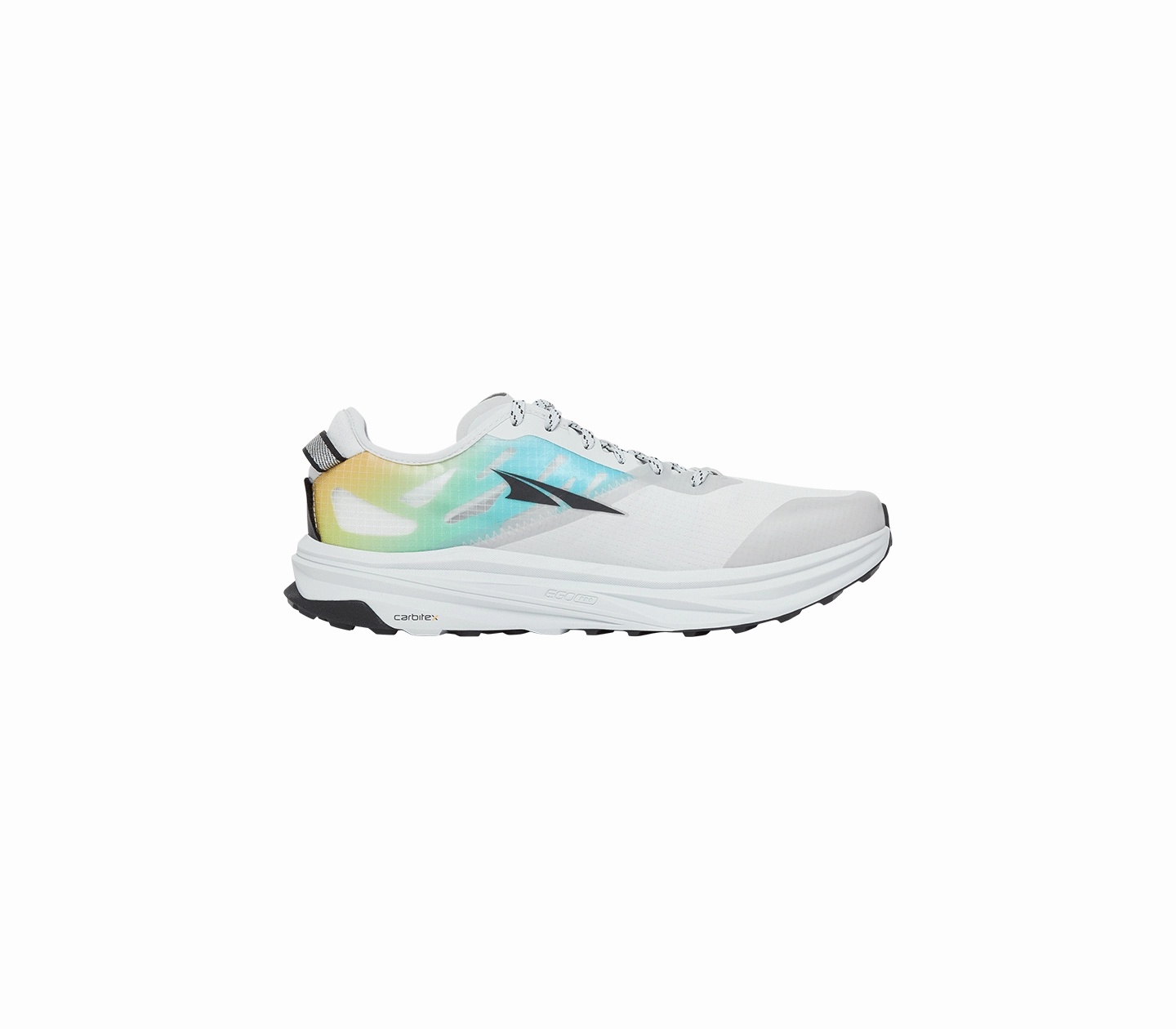 Trail And Road Running Shoes Men's SOAR X Altra Mont Blanc Carbon Trail Shoes | White/Rainbow