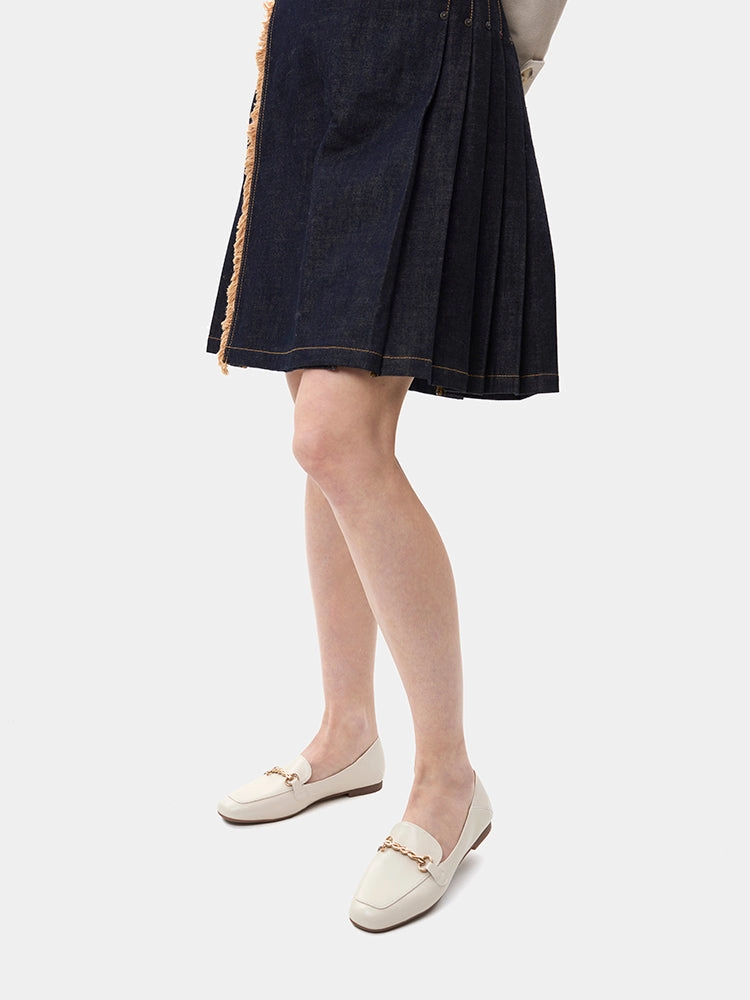 Lulu's Lambskin Loafers Loafers Velvet