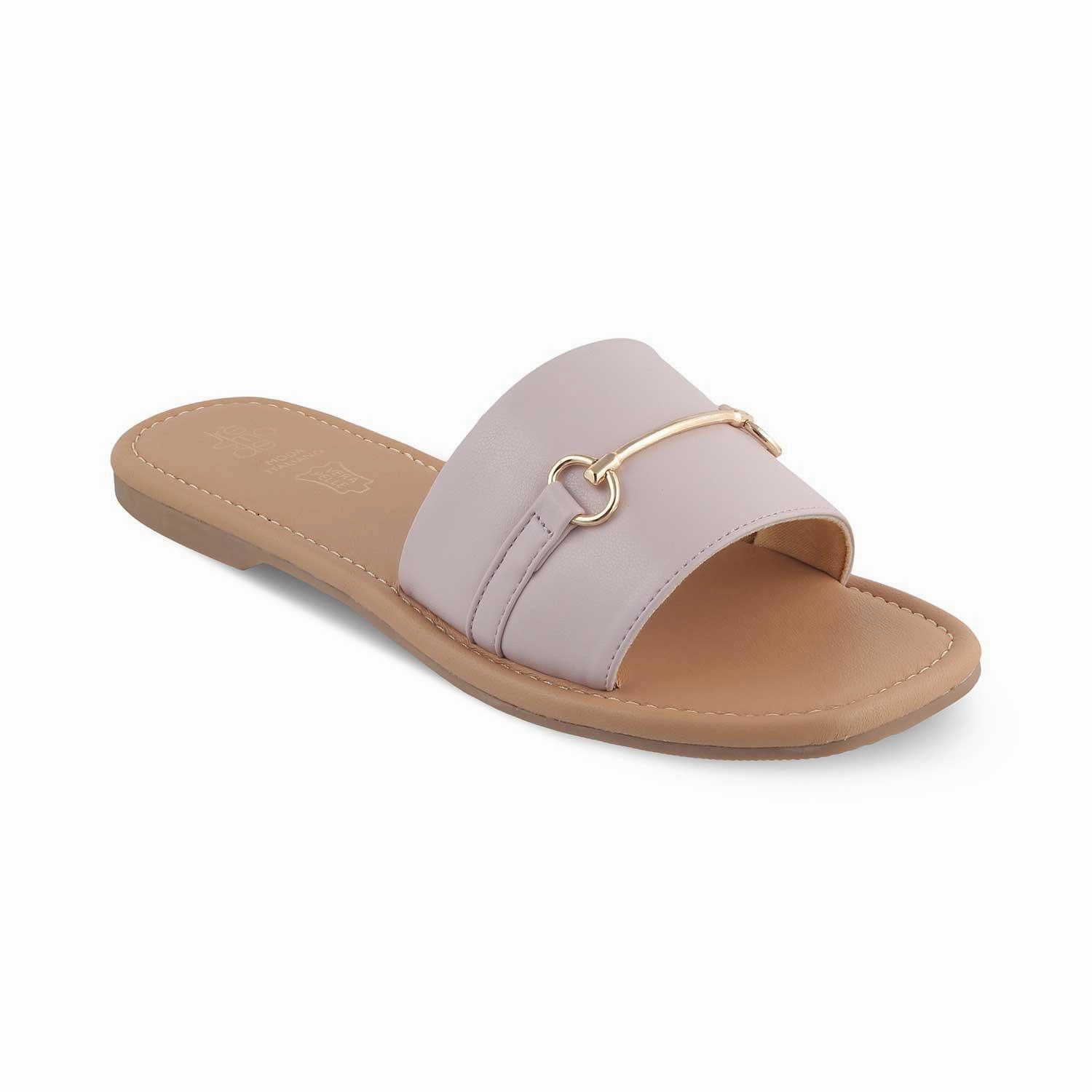 The Cafi Lilac Women's Casual Flats Tresmode Flat Ankle Sandals