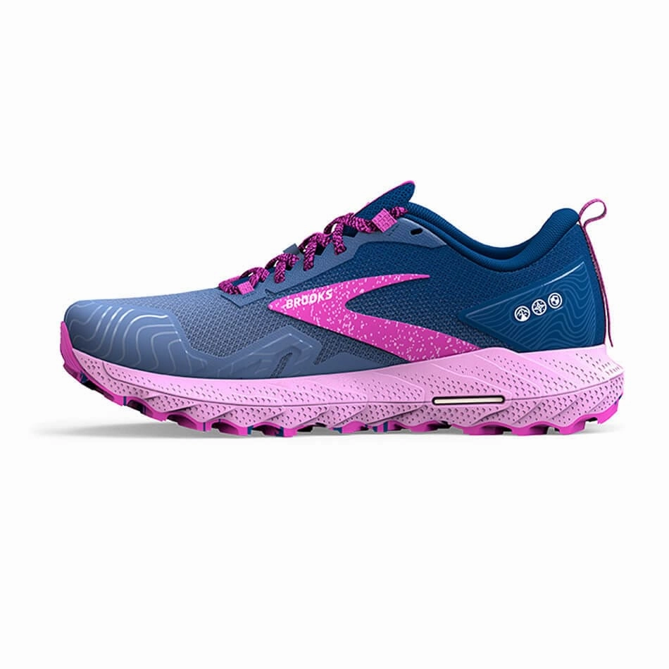 Brooks Womens Cascadia 17 Trail Running Shoe Sky Walk Trail Walking Shoe