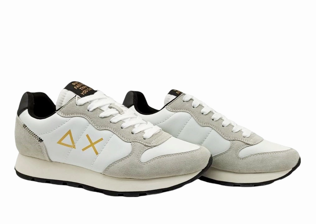 Sun68 scarpa sneakers da uomo Tom Suede Z41104 31 bianco panna Walking Sneakers For Plantar Fasciitis
