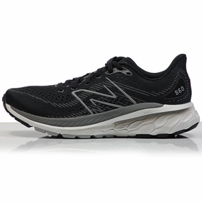 New Balance Fresh Foam X 860v13 Wide Fit Women's Running Shoe - Black/White/Castlerock Run On Shoe Store