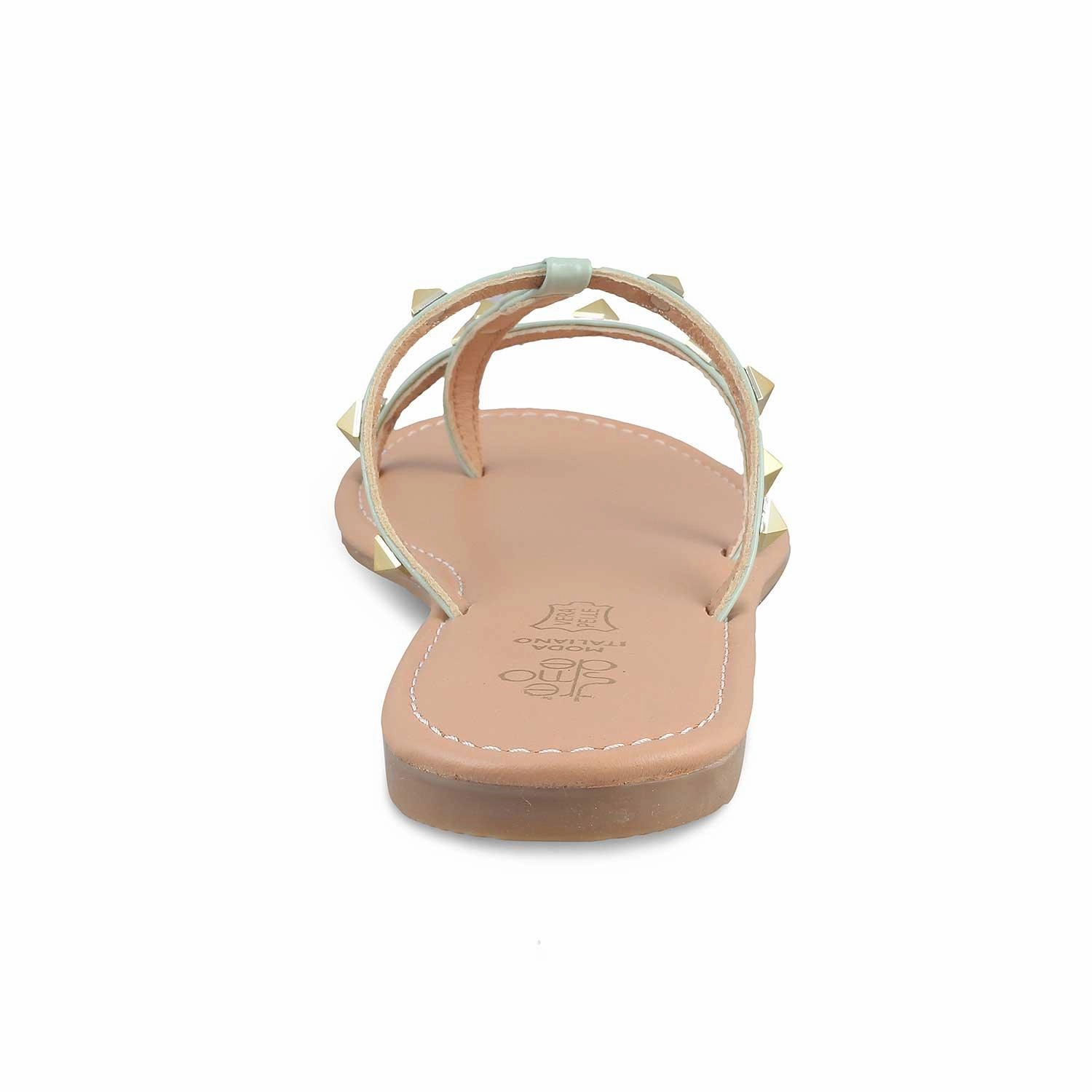 The Astud Green Women's Casual Flats Tresmode Deadlift Flat Shoes