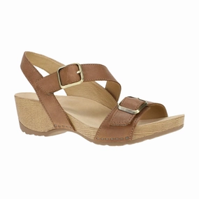 Shoes Mary Jane Stilettos Dansko Women's Trinity Tan Burnished Nubuck