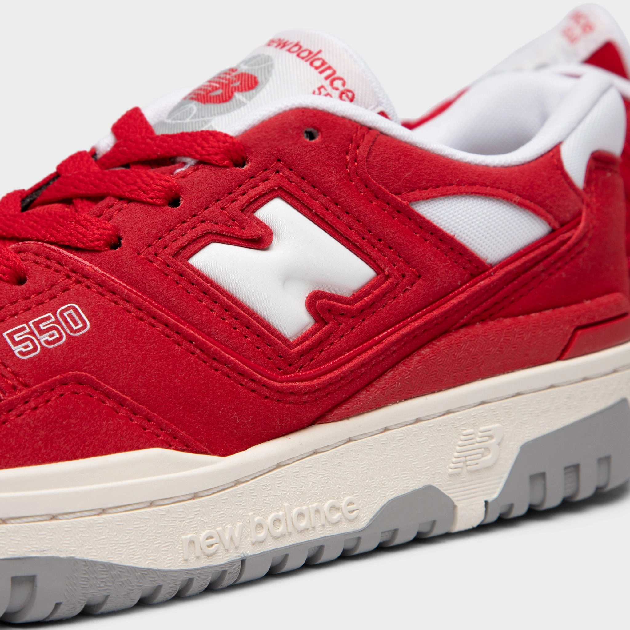 New Balance Juniors' 550 Team Red / White Basketball Shoes To Make You Jump Higher