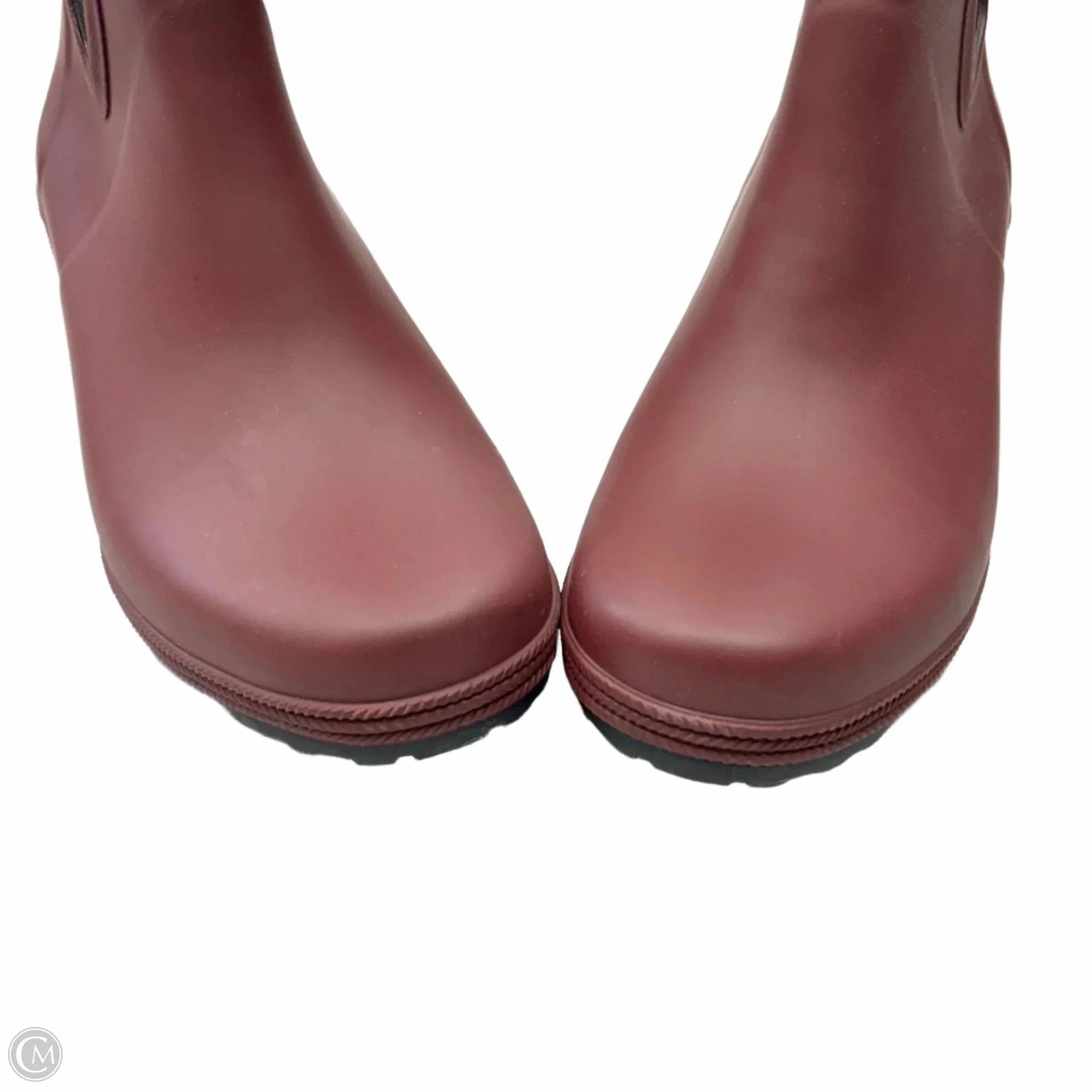 Boots Rain By Tretorn In Maroon, Size: 6.5 Boots In Rain
