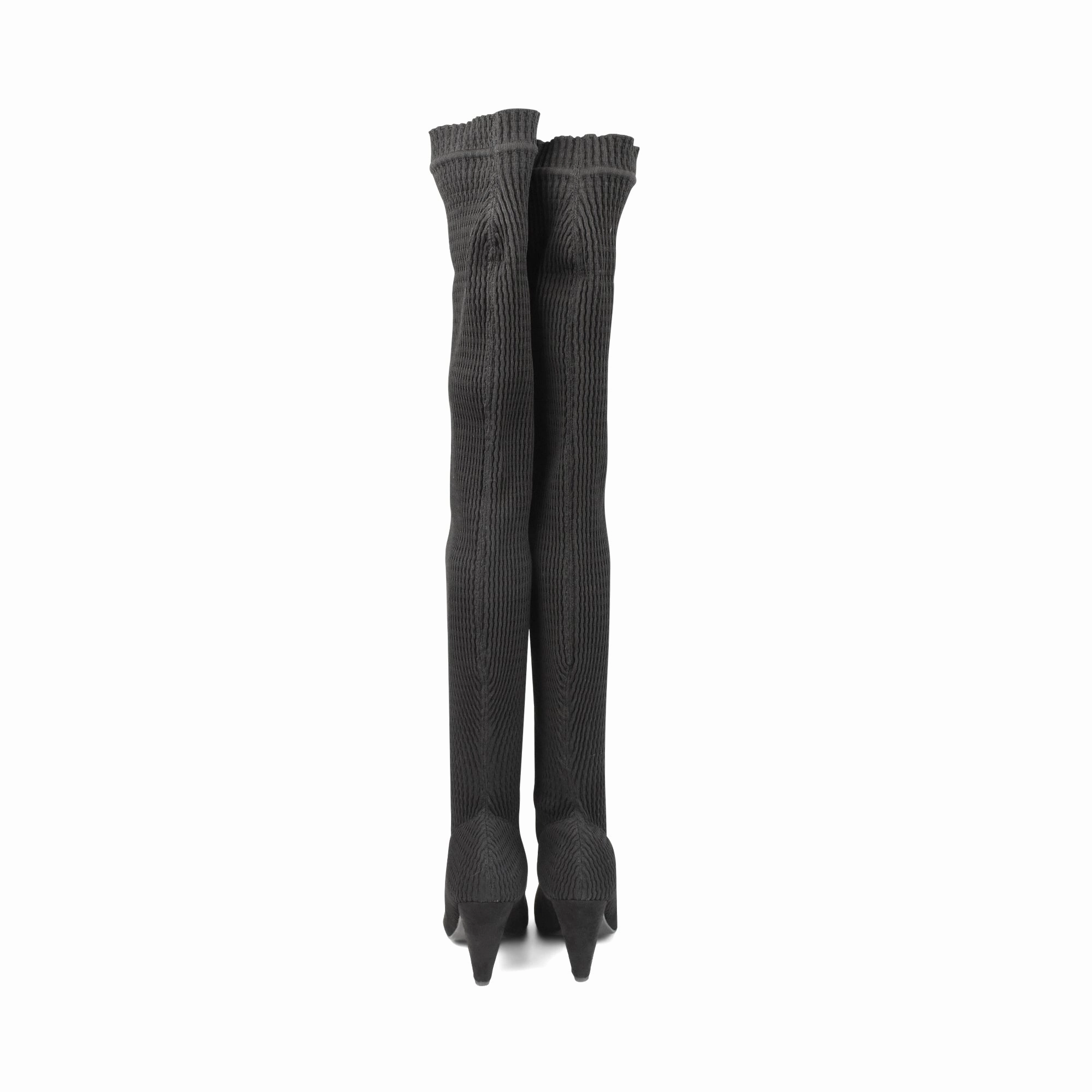Knee High Boots 70s Style Emmy Deveaux Thigh-High Boots - Women's 41