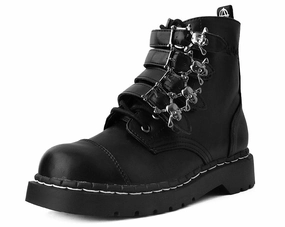 Black Skull Anarchic Boot Samira Combat Boots