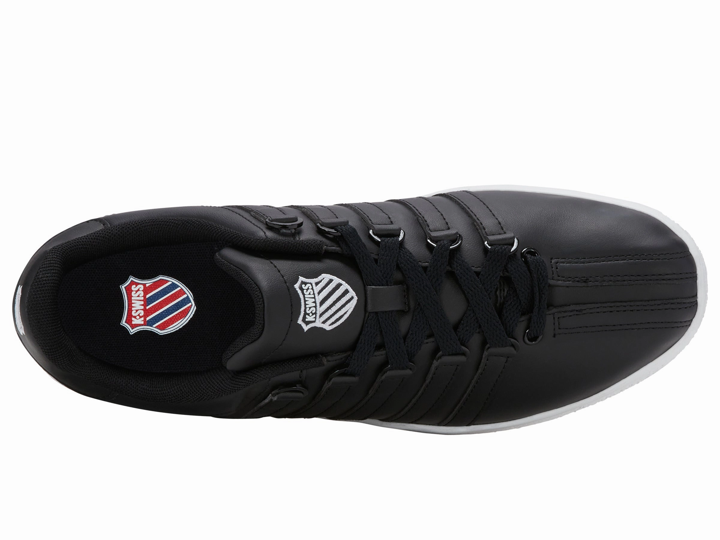 Slip On Tennis Shoes With No Back 07321-031-XW | CLASSIC VN | BLACK/WHITE/GUM