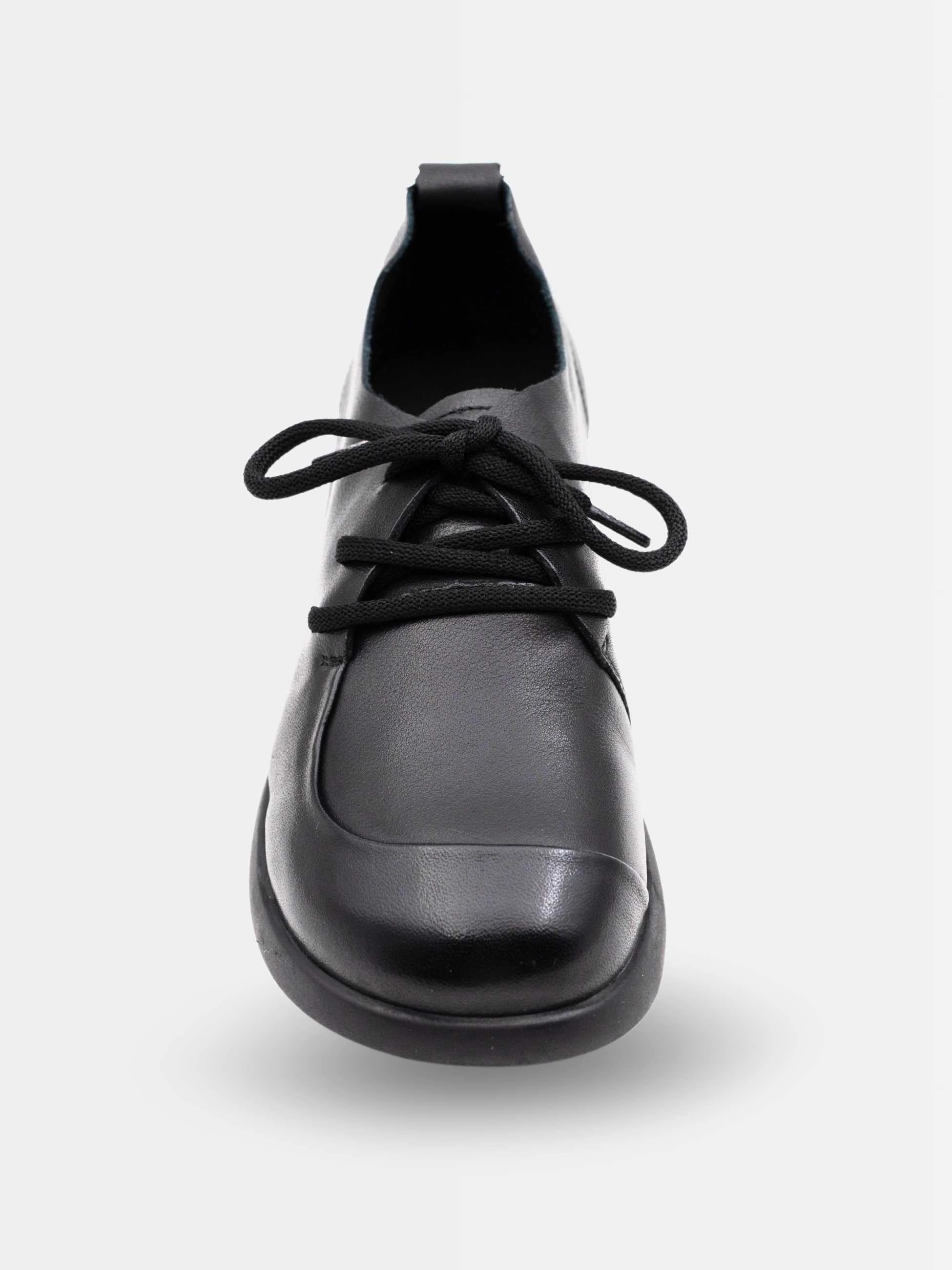 Brogue Lace Up Shoes Elle Leather Ankle Derby Shoes