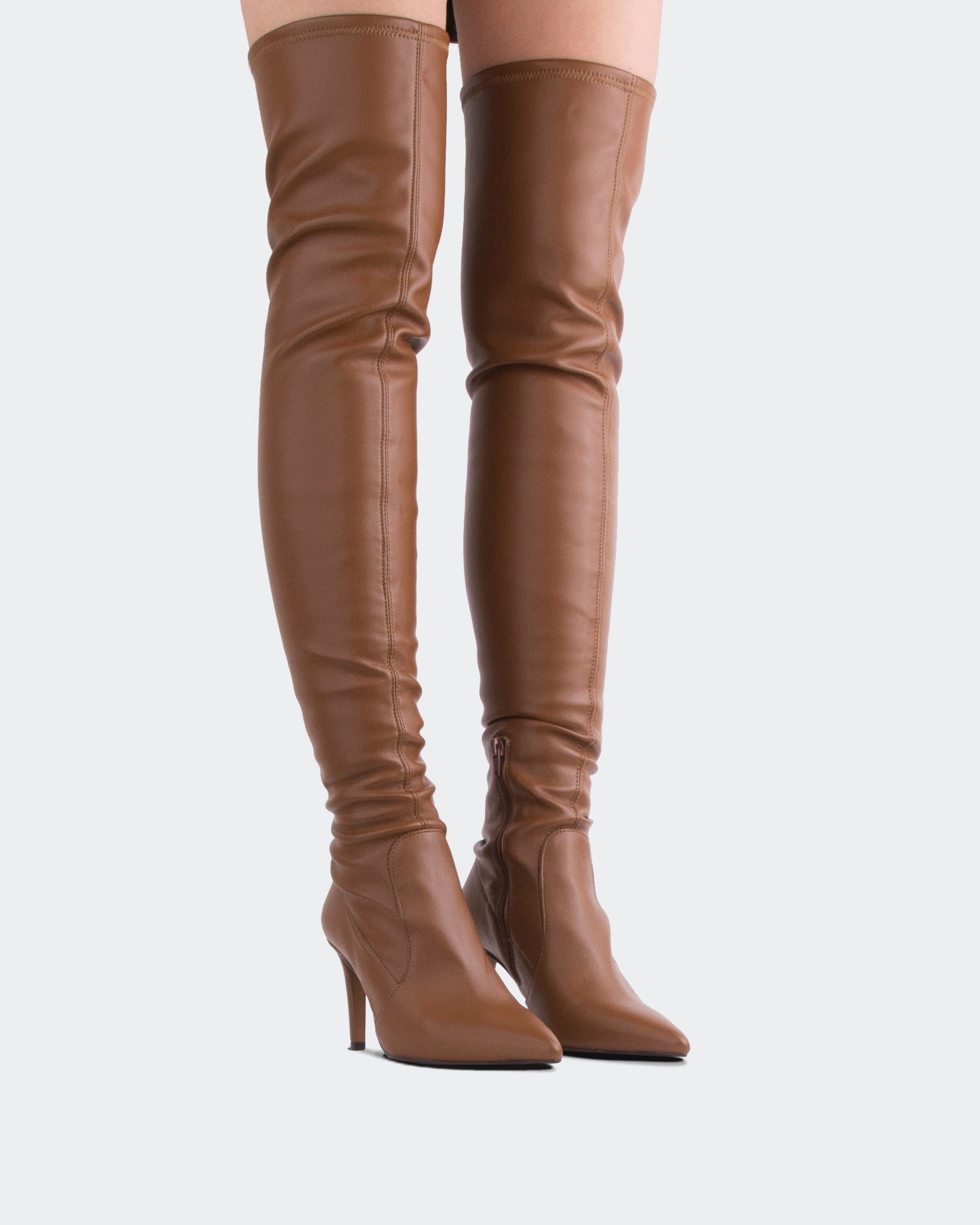 Chuncky Chelsea Boots Emory Tan Stretch