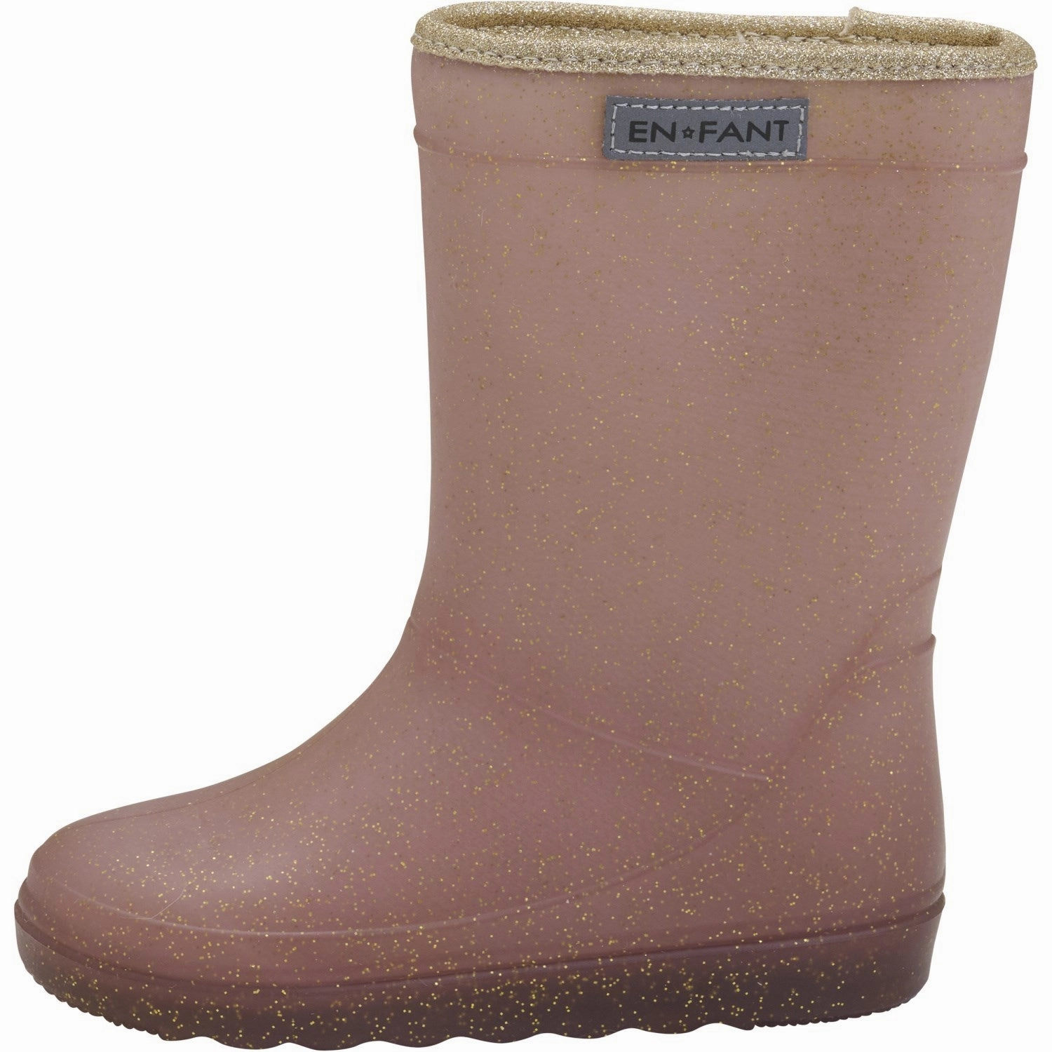 En Fant Rose Taupe Thermo Boots Glitter Anti Slip Work Boots