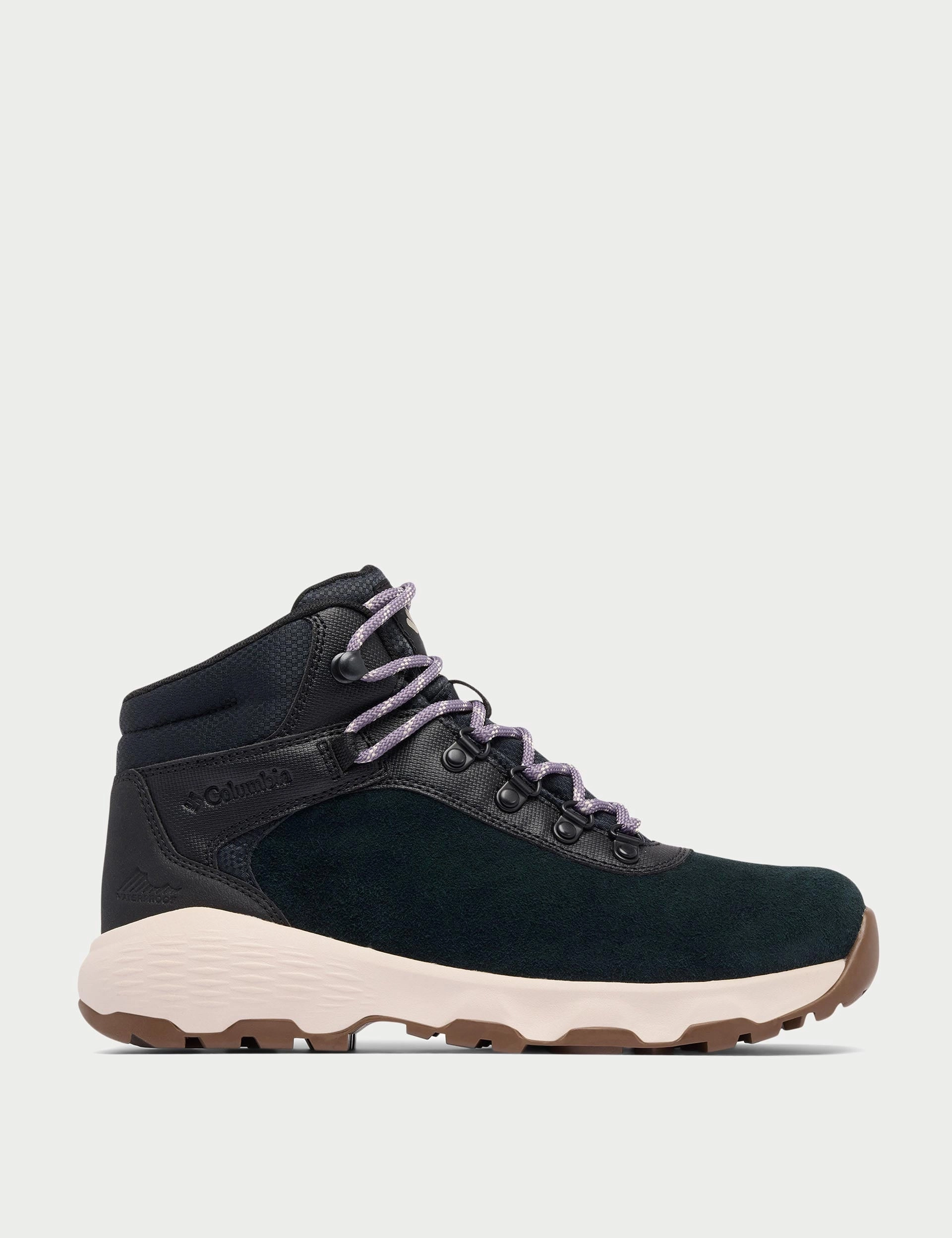 Newton Wander Waterproof Walking Boot - Black/Granite Purple Best Lightweight Summer Hiking Boots