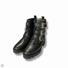 Boots Combat By The Kooples In Black, Size: 7.5 Mid Calf Combat Boots Cheap