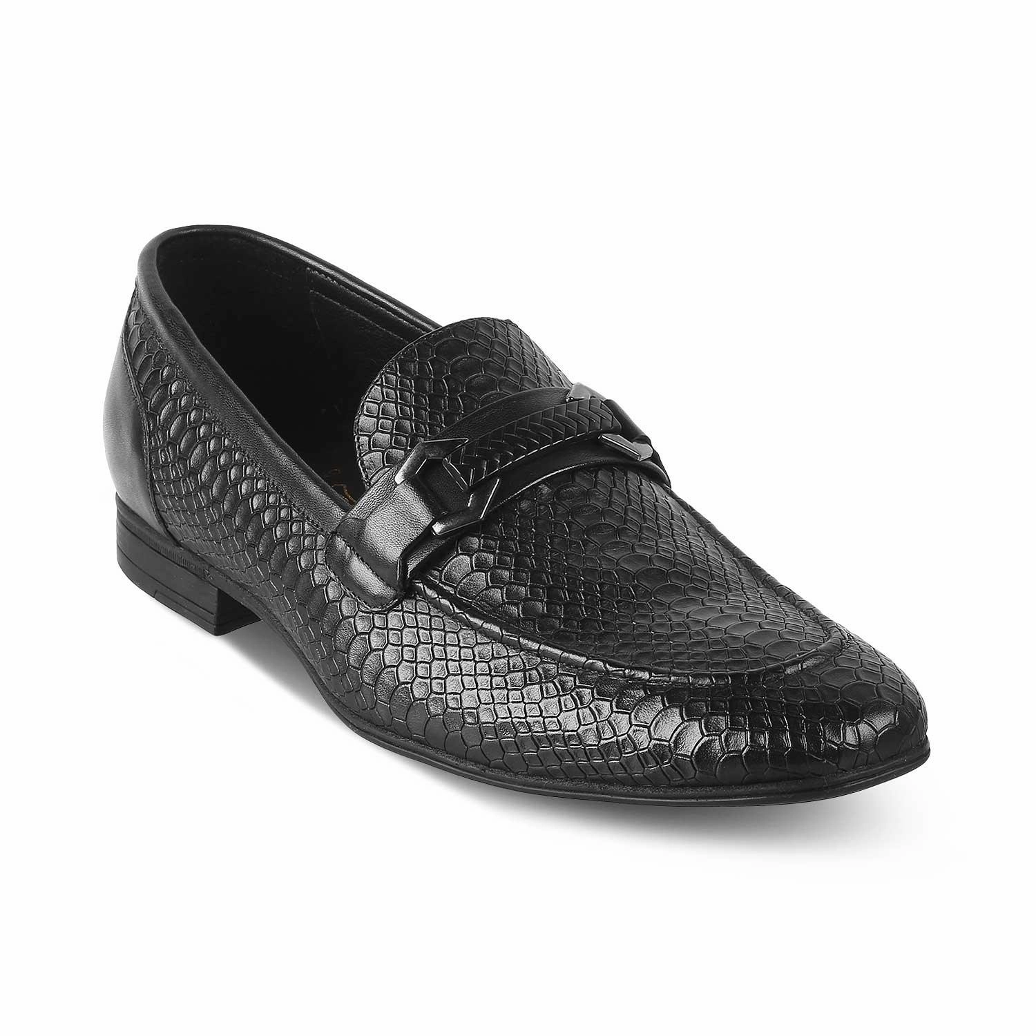 The Cytom Black Men's Leather Loafers Alden Shoes Loafers