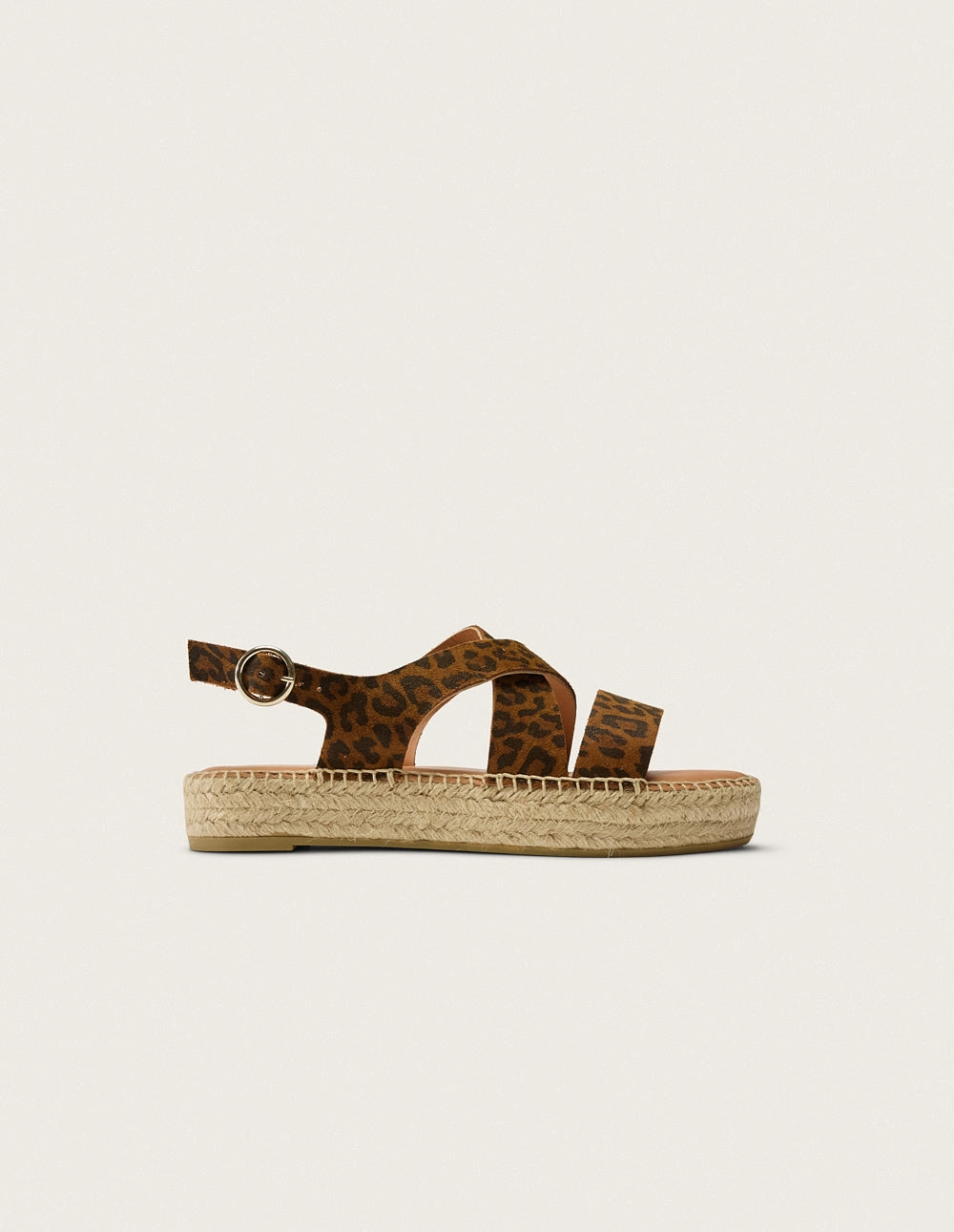 Block Heel Espadrilles Espadrilles Chantal - Sude lopard