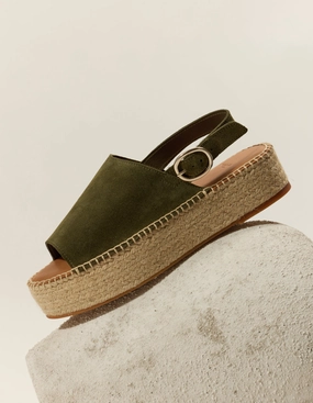 Espadrilles Maya - Sude sapin Saint Laurent Tribute Wedge Espadrilles