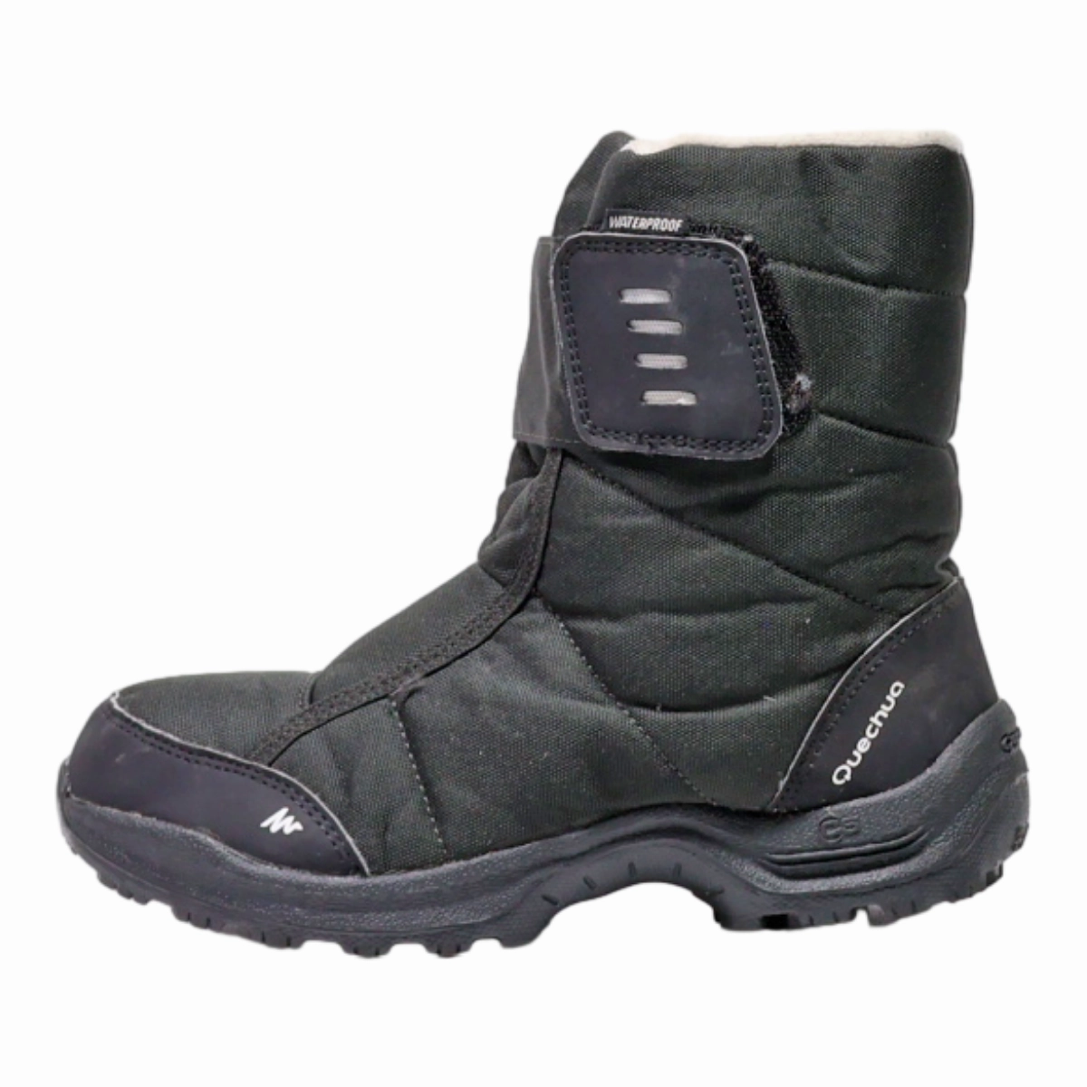 ESSENSOLE Snow Boots Black Synthetic Womens UK 4 Rain Boots And Snow Boots