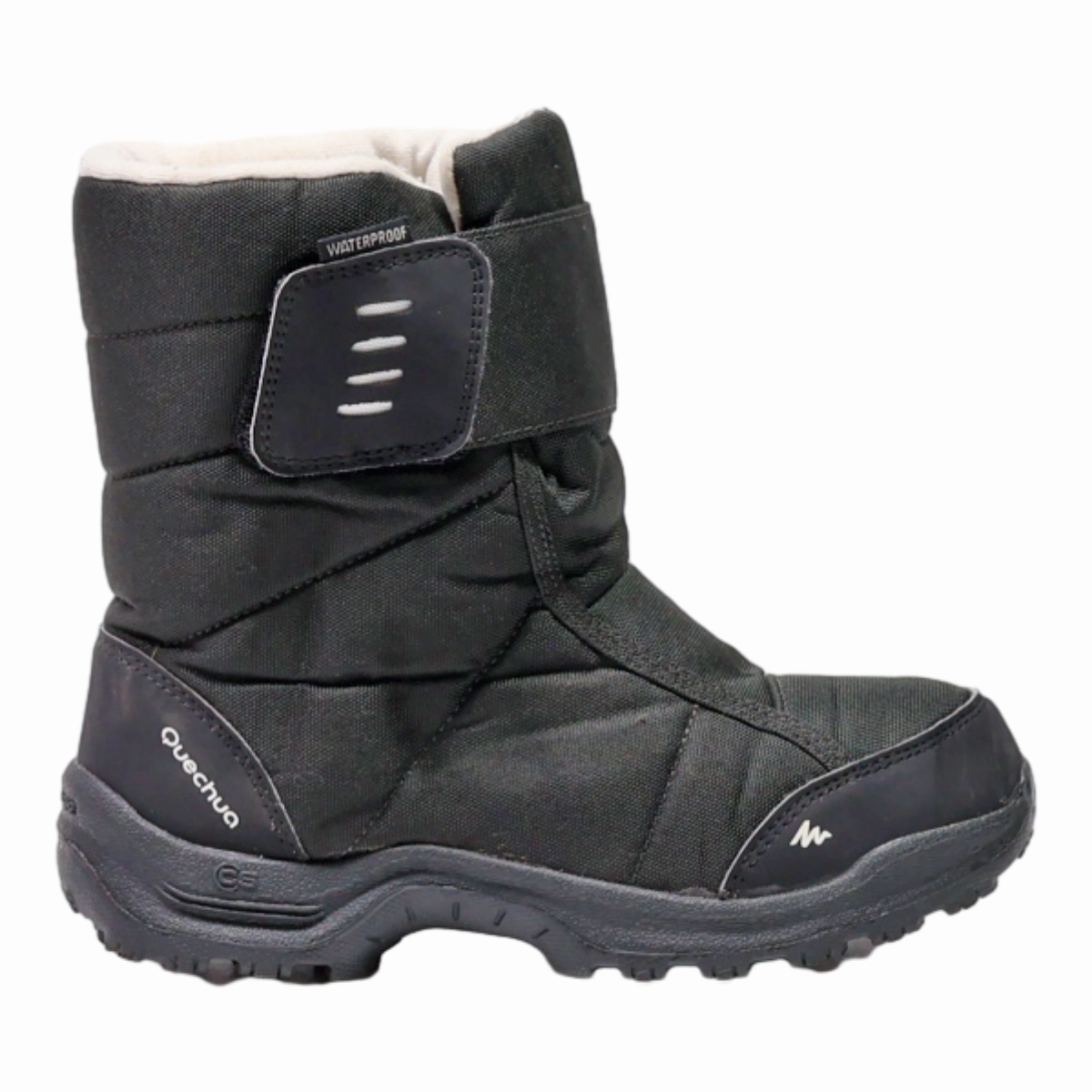 Famous Snow Boots ESSENSOLE Snow Boots Black Synthetic Womens UK 4