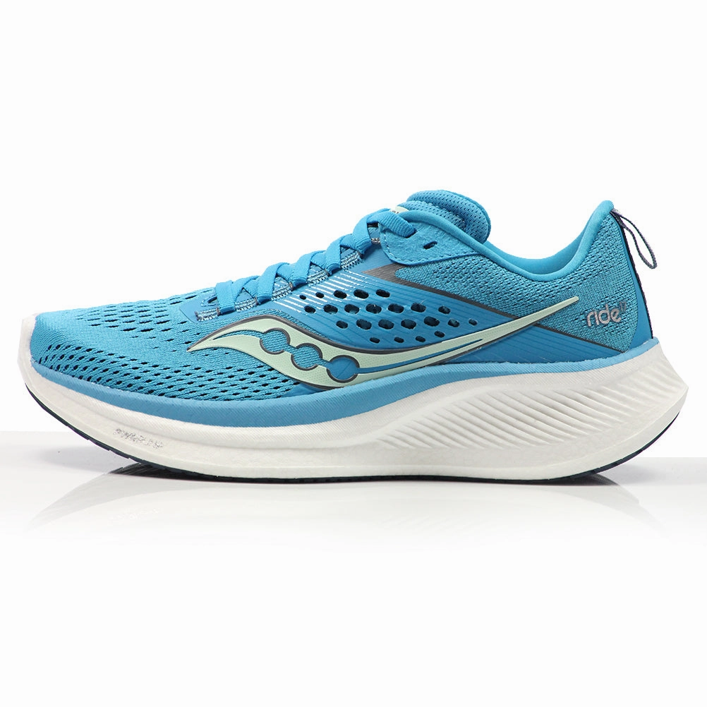 Saucony Ride 17 Women's Running Shoe - Viziblue/Mirage Mileage Of Running Shoes