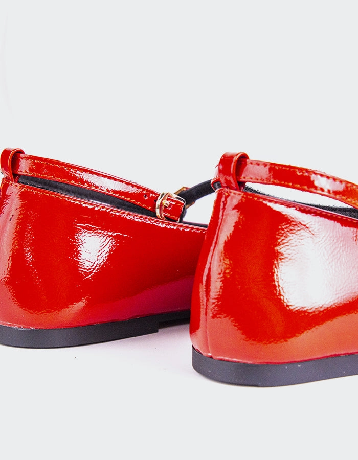 Mary Janes Shoes Size Glimmer Red Patent