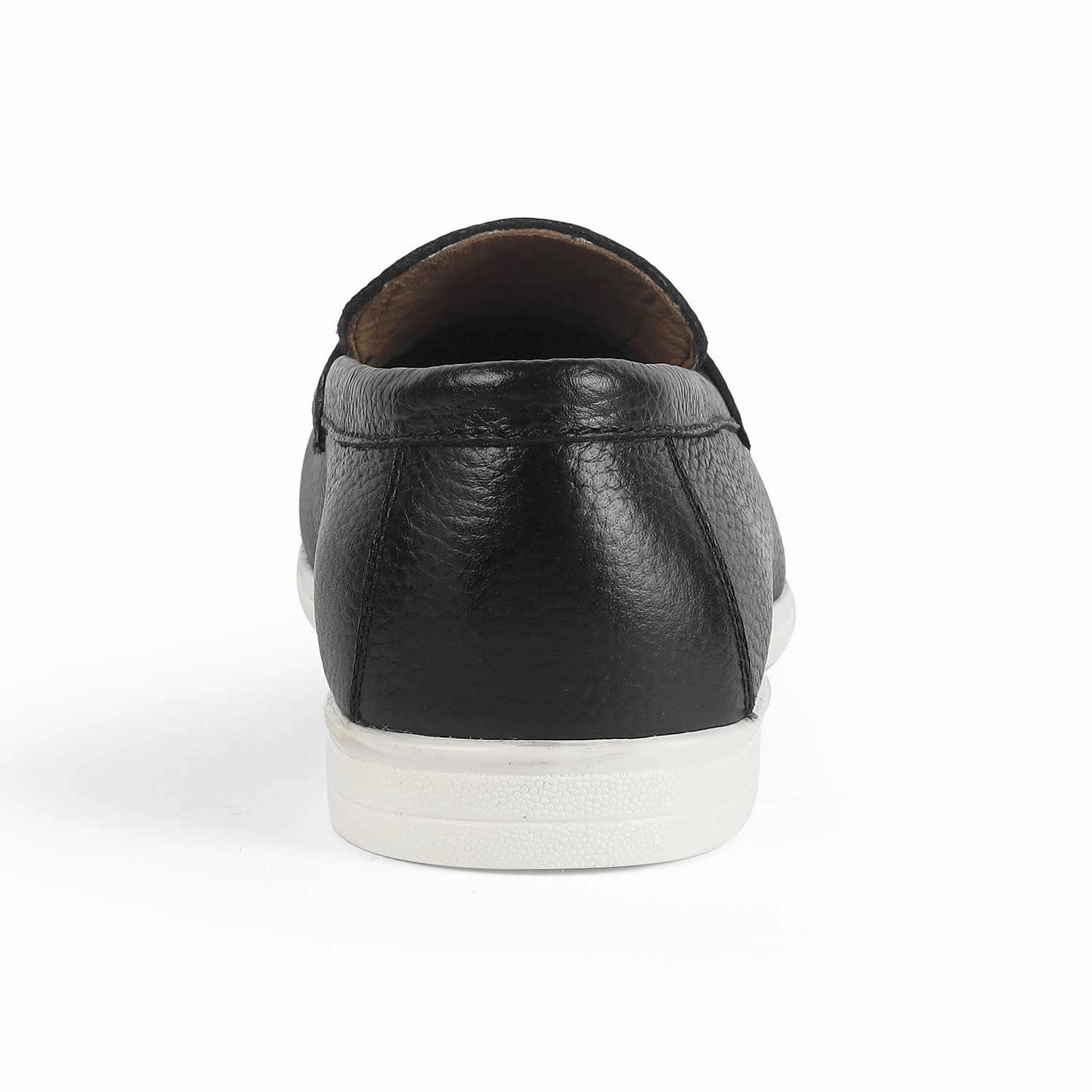 Little Loafers Clay Tresmode Ferra Black Men's Leather Driving Penny Loafers