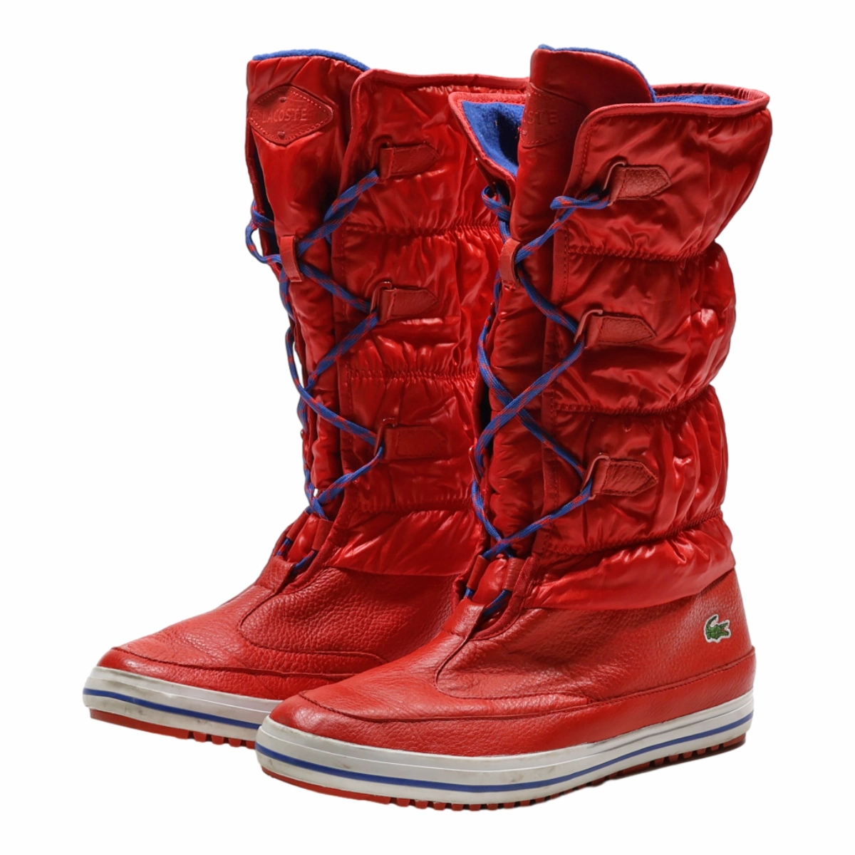 Propét Ankle Zip Snow Boot LACOSTE Snow Boots Red Synthetic Womens UK 6