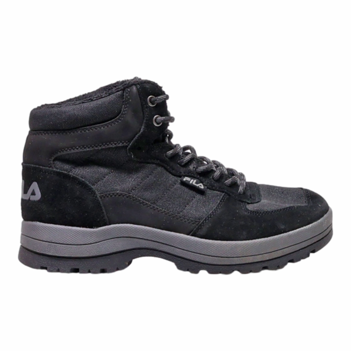 FILA Snow Boots Black Suede Mens UK 8 Nautica Snow Boots