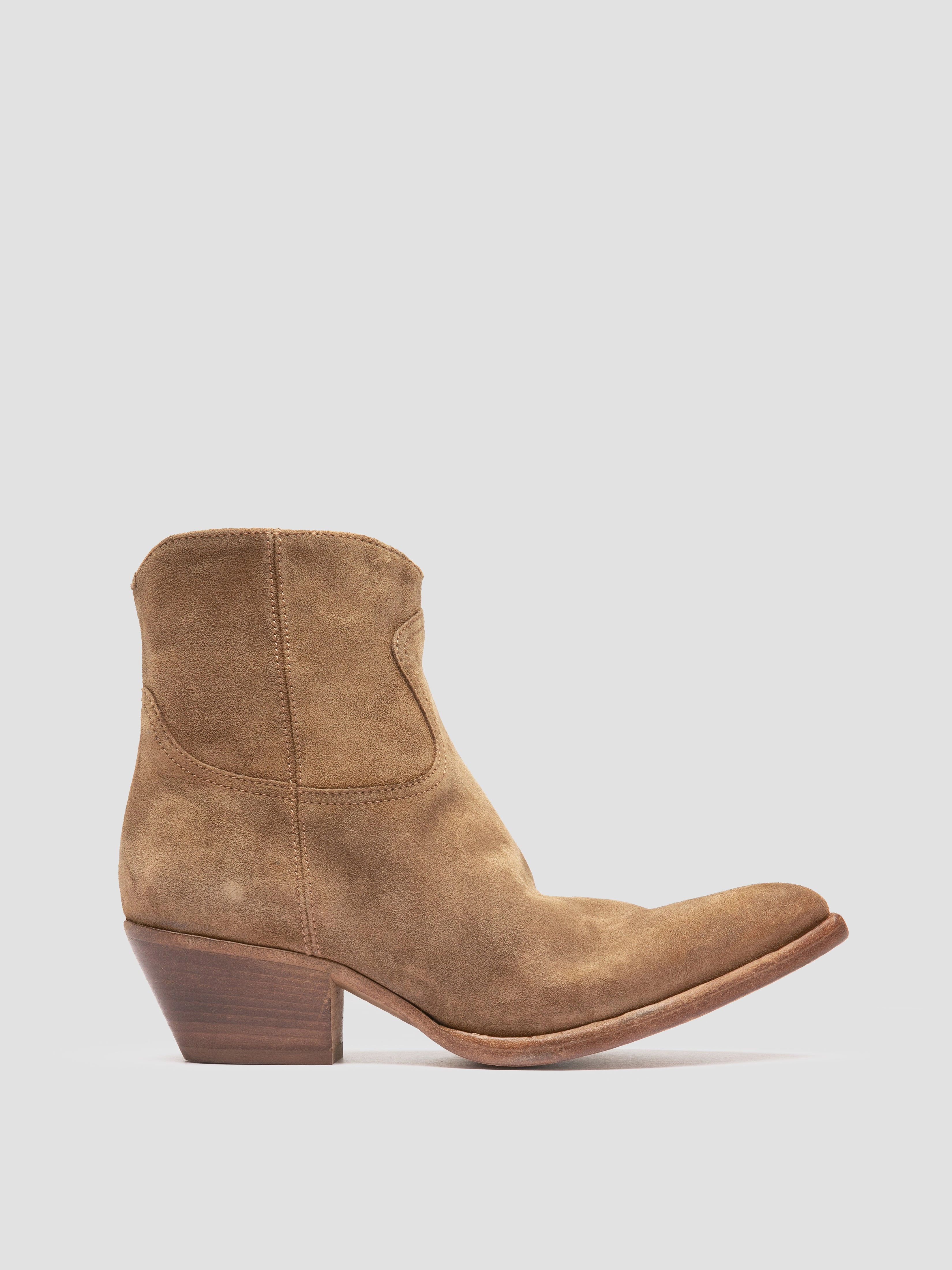 Most Comfortable Chelsea Boot WANDA DD 103 - Brown Suede Zip Boots