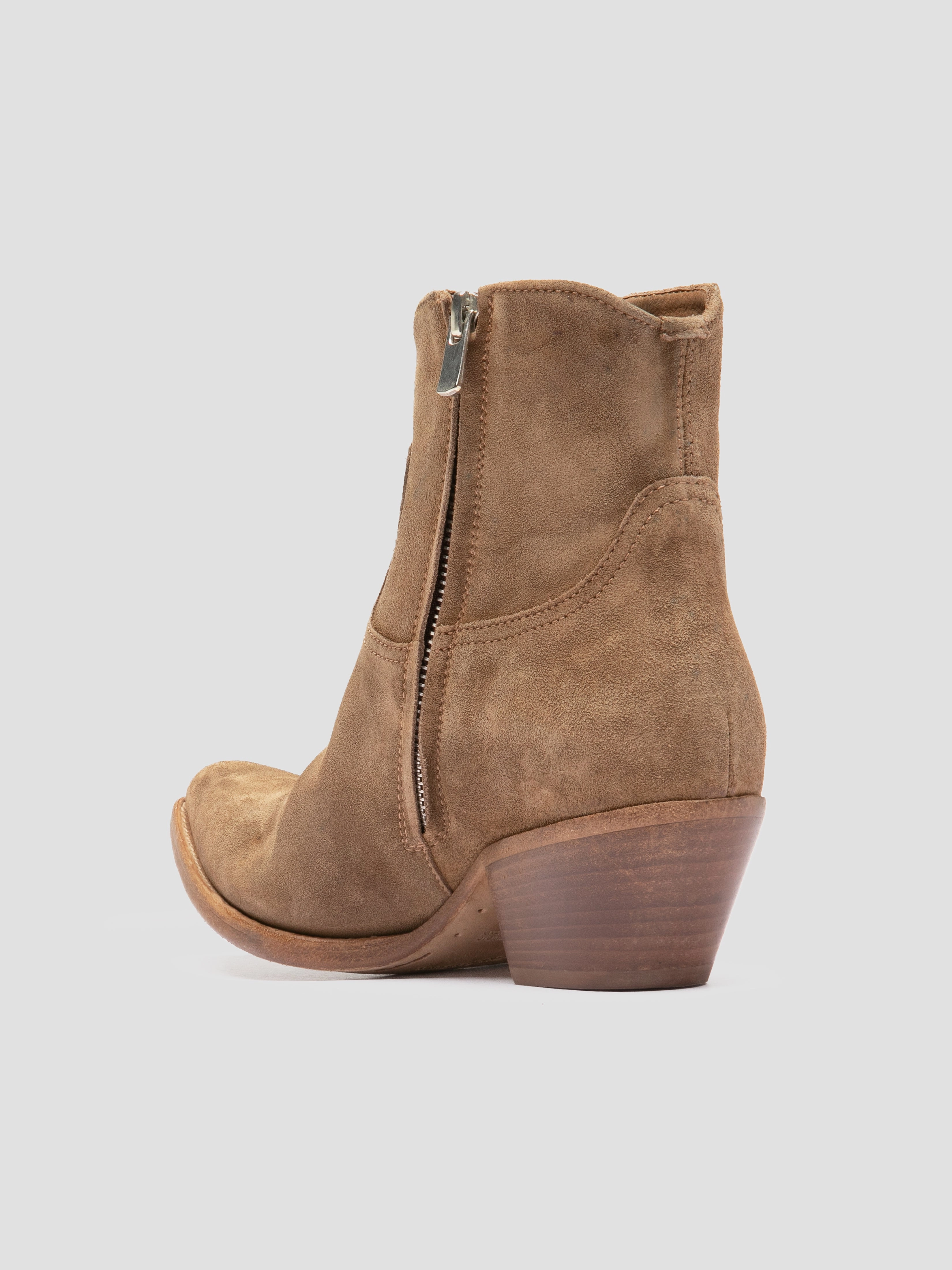 Top 5 Chelsea Boots WANDA DD 103 - Brown Suede Zip Boots