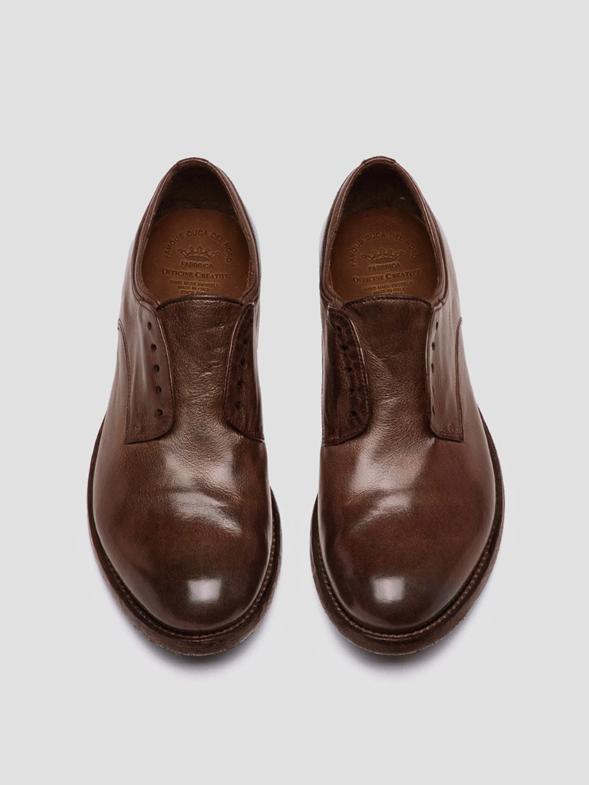 LEXIKON 012 - Brown Leather Derby Shoes Yang Li Derby Shoes