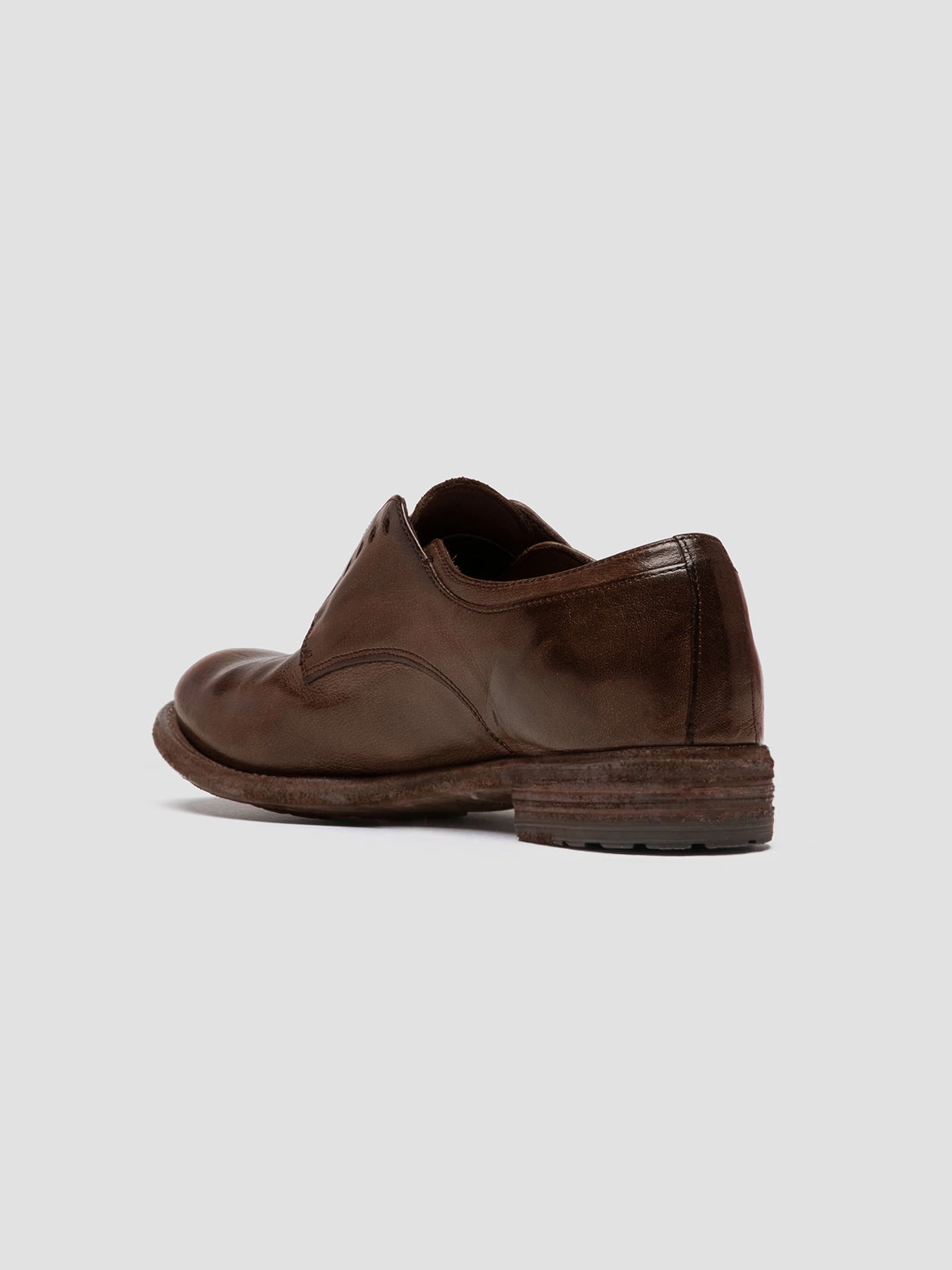 LEXIKON 012 - Brown Leather Derby Shoes Casual Shoes