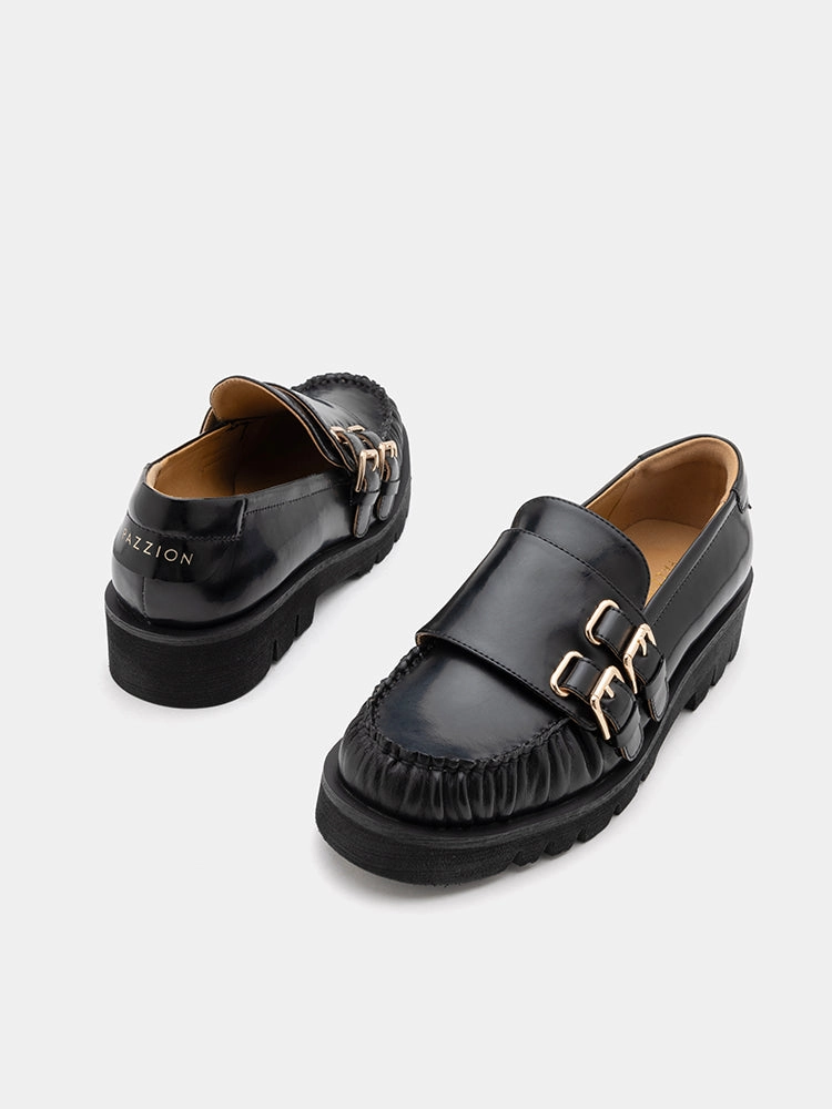 [SALE]Giada Double Monk Strap Loafers Aldo Dress Loafers
