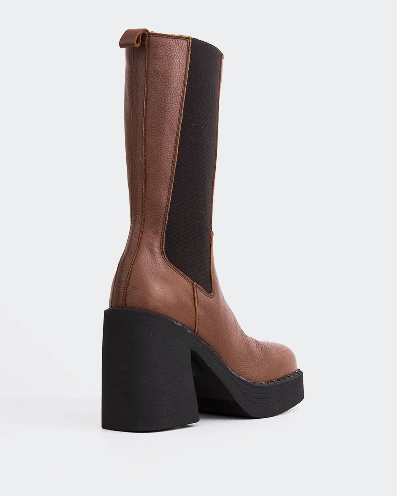 Chelsea Boots Size 3 Bexley Tan Leather