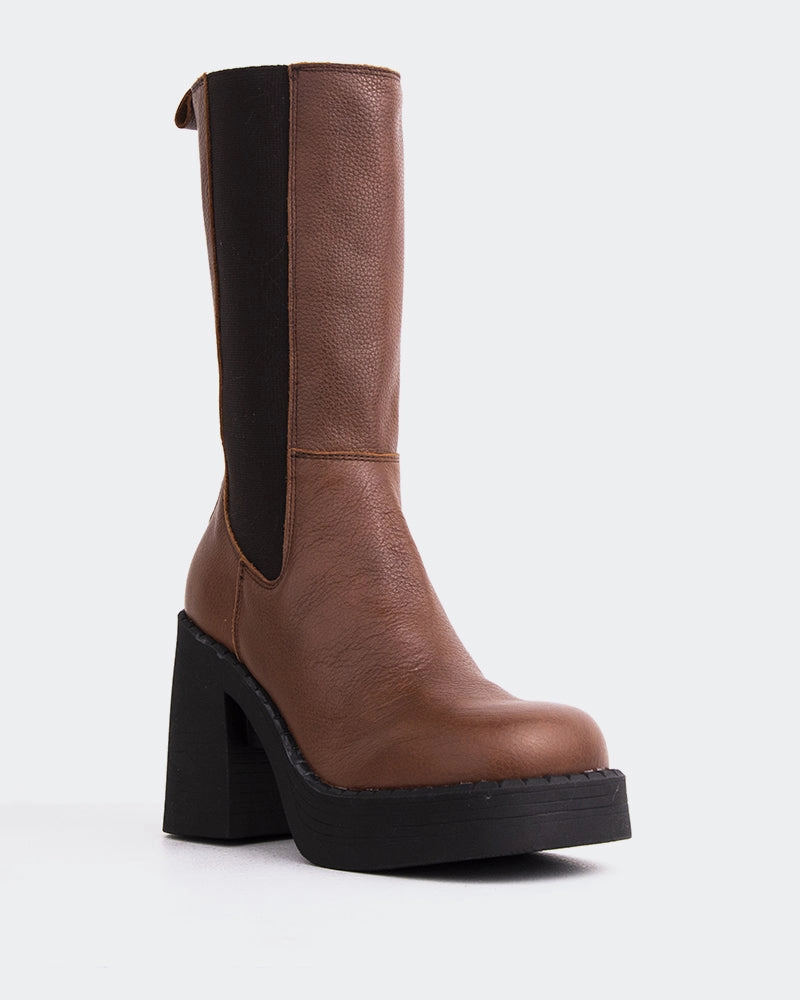 Steve Madden Chelsea Boots Bexley Tan Leather