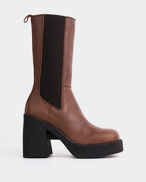 Bexley Tan Leather Narrow Fit Chelsea Boots