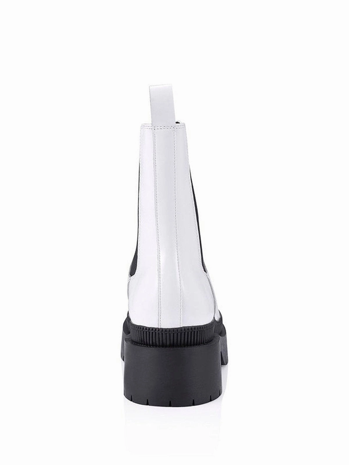 Leggings And Combat Boots Orielly Combat Chunky Boots - Chalk Box Kid Leather