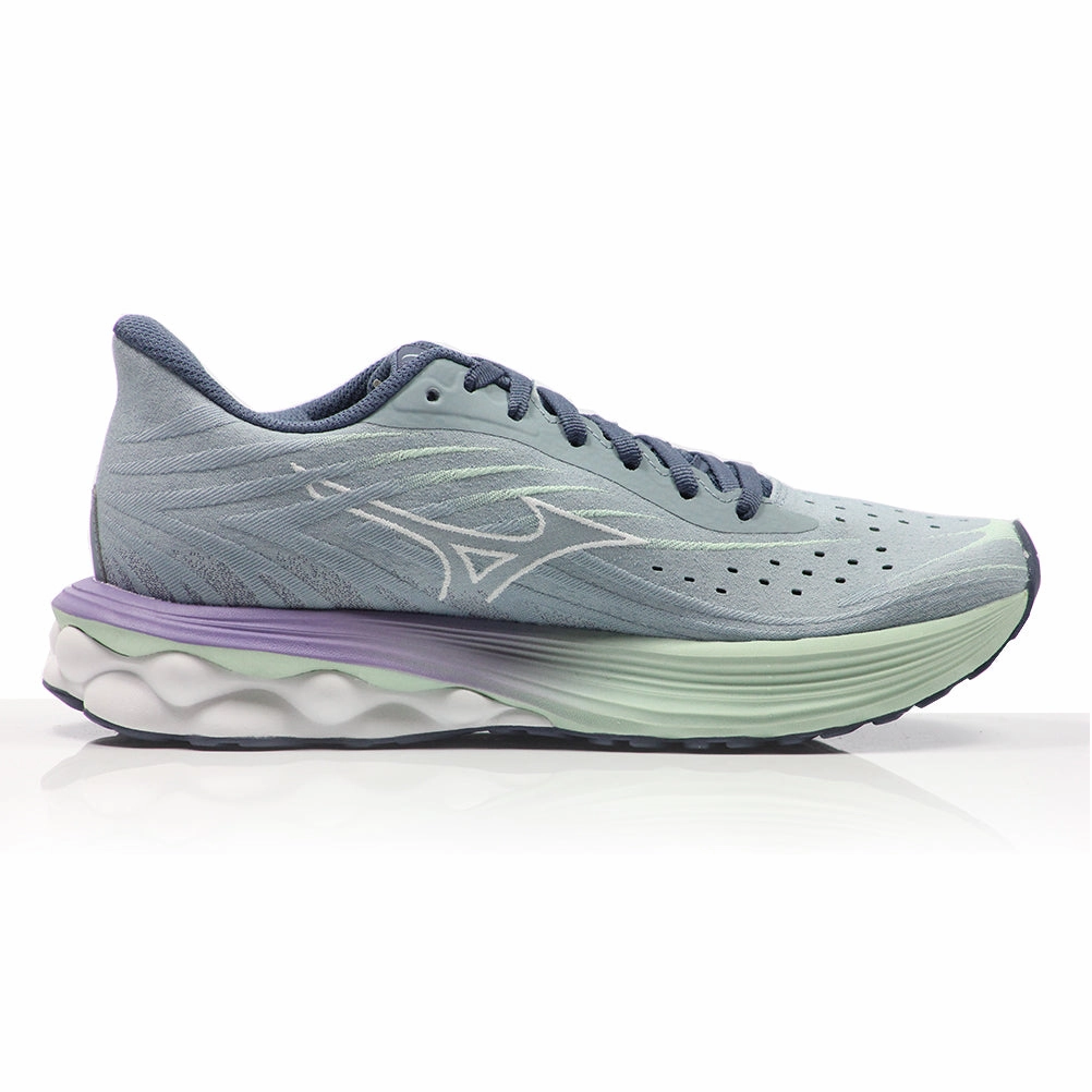 Best Shoe For Pronation Running Mizuno Wave Skyrise 6 Women's Running Shoe - Citadel/White/Bay