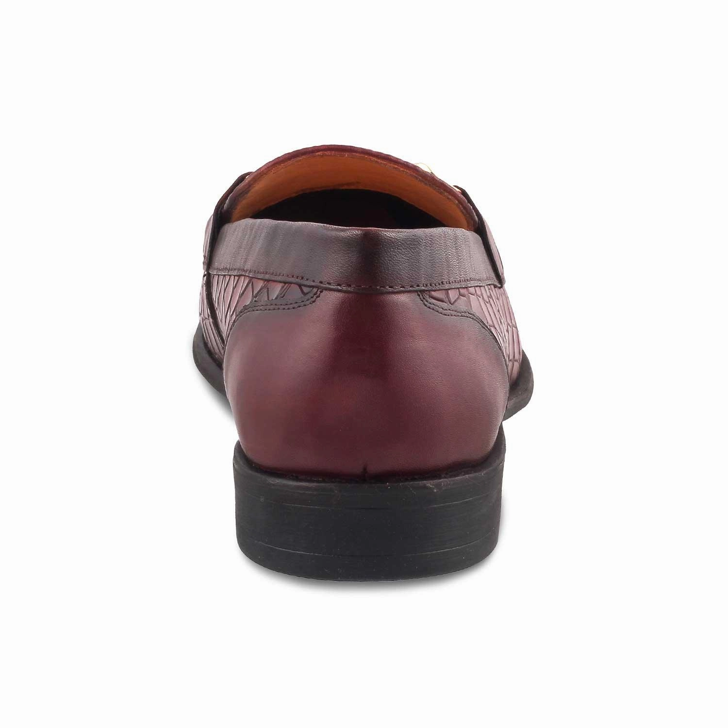 The Sweden Brown Men's Leather Loafers Tresmode Bass Shoes Penny Loafers