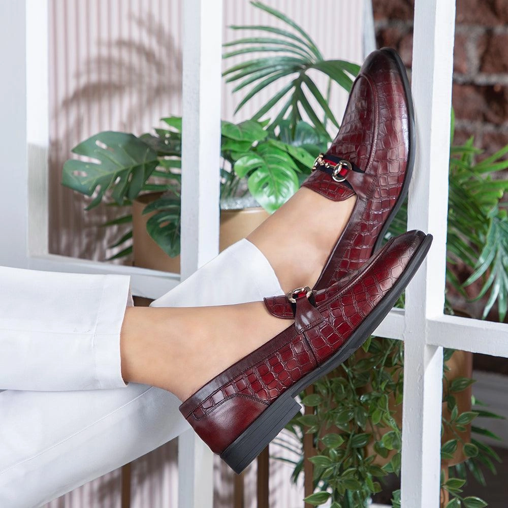 Babouche Charms Walk Loafers The Sweden Brown Men's Leather Loafers Tresmode