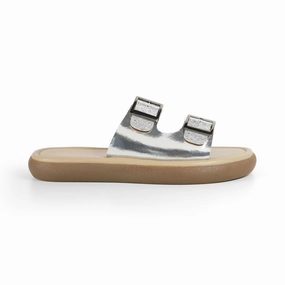 Heeled Shoes That Turn Into Flats Tresmode Terra Silver Women's Dress Platform Flats