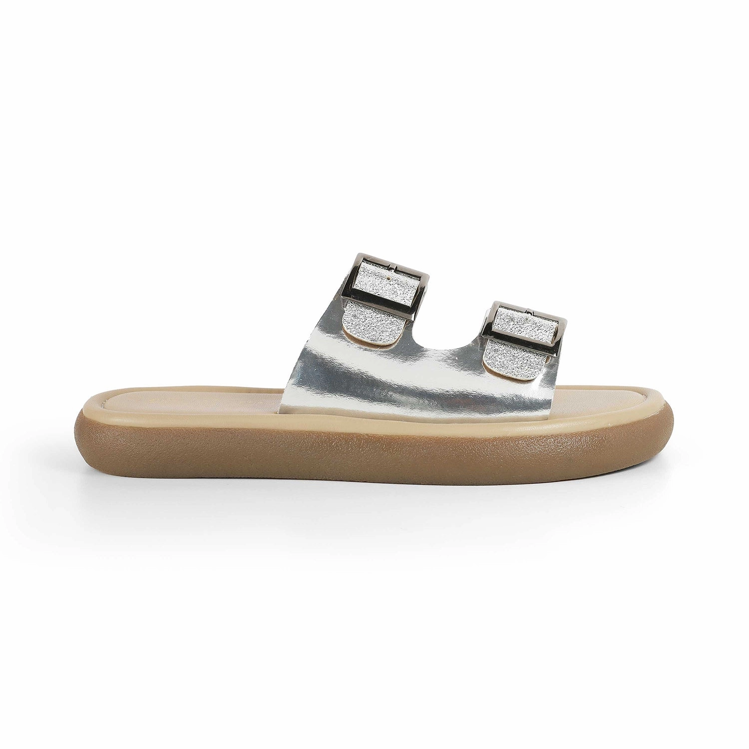 Tresmode Terra Silver Women's Dress Platform Flats Flat Shoes For A Wedding