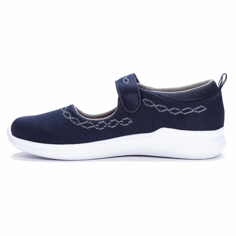 Size 15 Mary Jane Shoes Propet TravelBound Navy Mary Jane (Women's)