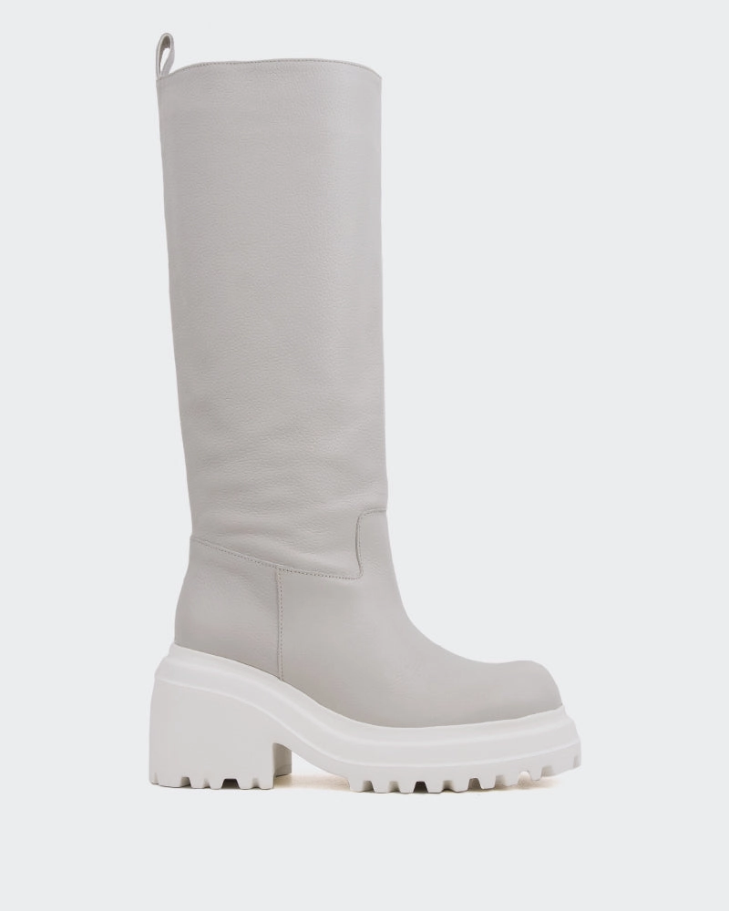 Design Atom Leather Chelsea Boots Fenton Off White Leather