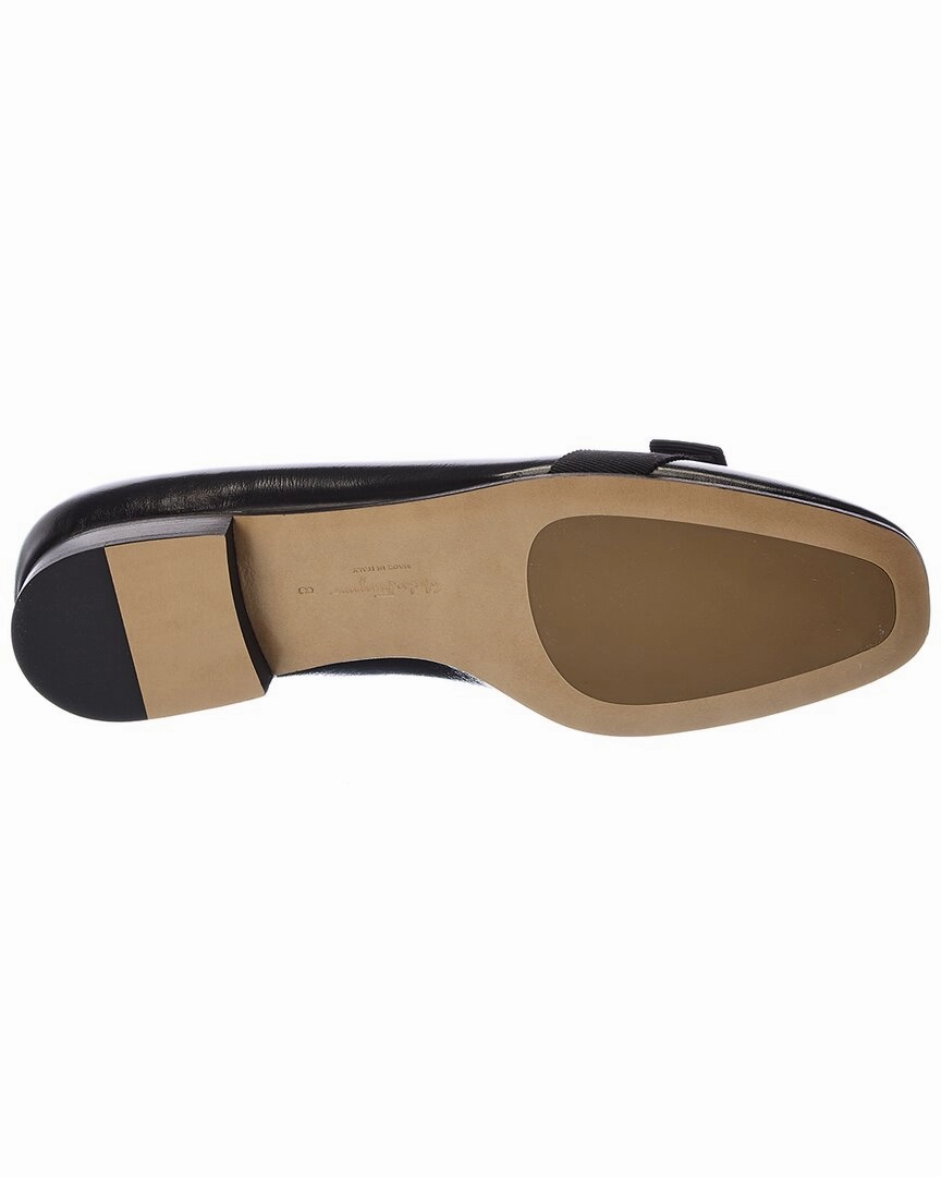 Ferragamo Laufer Leather Loafer Oxblood Loafers